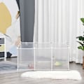 Pikkukuva 5 / 8: Rootz DIY Pet Playpen - Wit - Metalli, Pp, Hars - 41, 33 cm x 41, 33 cm x 17, 71 cm