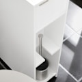 Miniatyrbillede 7 af 10: Rootz Niche Opbevaringsvogn - Køkkenvogn - Badeværelsesskab - Mobil og stabil - Rigelig opbevaring - MDF-konstruktion - 20cm x 75cm x 60cm