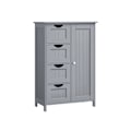 Miniatyrbillede 1 af 9: Rootz Mystical Grey Badeværelsesskab - Opbevaringsenhed - Organizer - MDF-materiale - 30 cm x 55 cm x 82 cm - Letvægts - Robust - Nem montering