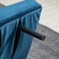 Pikkukuva 7 / 10: Rootz 2-istuttava samettinen vuodesohva - vuodesohva - Vuodesohva - Säädettävä selkänoja - Parannettu mukavuus - 102 cm x 73 cm x 81 cm - Teräsrunko