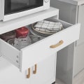 Pikkukuva 4 / 8: Rootz keittiön säilytysvaunu - Mikroaaltouunihylly - Säilytyskaappi kaappi pyörillä