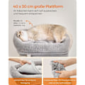 Miniatyrbild 3 av 9: Rootz Cat Skrapstolpe - Kattträd - Skrapare - Spånskiva - Plysch - Sisal - Förhindrar tippning - Enkel montering - Ljusgrå - 40cm x 30cm x 67cm