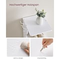 Miniatyrbillede 7 af 7: Rootz spånplade skostativ Organizer - Hvid - Opbevaringsstander - Pladsbesparende - 30 cm x 26,4 cm x 110,4 cm