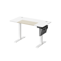 Miniatyrbillede 1 af 8: Rootz Elektrisk ståbord - Hvidt ståbord - Skrivebord med højdejusterbar - Skrivebord i spånpladestål - 60 cm x 120 cm x (72-120) cm - Max belastning 8