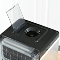 Pikkukuva 4 / 6: Rootz Ice Cube Machine - Jääpalojen annostelija - Jääpalakone - Jääpalakone 3,2 litran vesisäiliöllä - Hopea - 25,2L x 36W x 37,1K cm