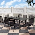 Miniatyrbild 9 av 10: Rootz Garden Table - Utomhusbord - Utdragbart bord - Väderbeständig design - 160/220L x 90W x 73H cm