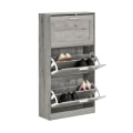 Miniatyrbillede 1 af 9: Rootz Moderne skoskab - Skovipper - Skokommode - Pladsbesparende design - Sikker vippelås til væg - Ideel til indgangspartier - 60 cm x 115 cm x 23 cm