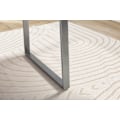 Miniatyrbillede 5 af 6: Rootz solidt kontorbord - Moderne skrivebord - Expression Kanter - Naturligt trækorn - Trapezformede metalben - 120 cm x 60 cm x 76 cm
