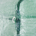 Miniatyrbild 5 av 5: Rootz Folie Växthus - Walk-in - Guy Ropes - Mesh Fönster - Metallram - Alvaniserat stål - PE Plast - Grön - 3,97L x 3W x 2H m