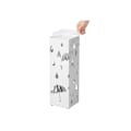Miniatyrbillede 6 af 7: Rootz Paraplystativ - Paraplystativ i metal med kroge - Moderne paraplystativ - Højt paraplystativ - Paraplystativ - Pladejern - Hvid - 15,5 x 15,5 x