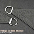 Miniatyrbillede 6 af 8: Rootz Premium Sun Sail Shade - Baldakin - Solsejl - UV-beskyttelse - Vandtæt - Holdbar - 200g/m² PES-stof - Flere størrelser tilgængelige
