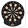 Miniatyrbild 2 av 6: Rootz elektronisk darttavla - Mycket färgig - Pp - 15,55 cm x 0,86 cm x 17,32 cm