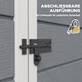 Miniatyrbild 6 av 11: Rootz Tool Shed - Garden Shed - Lagringshus - Secure Lock - 122 x 149 x 192/177 cm