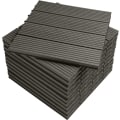 Pikkukuva 1 / 7: Rootz WPC Click -laatat - Ulkotasanteen laatat - Lukittavat laatat - Kestävä, helppo asentaa, säänkestävä - 30 cm x 30 cm x 1,8 cm