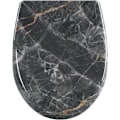 Miniatyrbild 1 av 7: Rootz Soft-Close Toalettsits - Duroplast - Antibakteriell - O-formad - 37,1 cm x 45,5 cm - Snabbinstallation