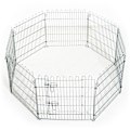 Miniatyrbillede 5 af 8: Rootz Outdoor Enclosure Puppy Run - Zilver - Metaal - cm x 24,8 cm x 35,83 cm