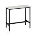Miniatyrbillede 1 af 7: Rootz rektangulært barbord - industriel stil - pubbord - hvid - 120 cm x 60 cm x 105 cm