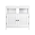 Miniatyrbillede 1 af 7: Rootz Håndvaskskab - Lameldøre Håndvaskskab - Vaskeskab - Badeværelsesskab - Vaskeskab - MDF-plade - Hvid - 60 x 60 x 30 cm (B x H x D)