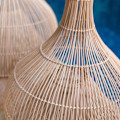 Miniatyrbillede 6 af 7: Rootz Rattan Lampe | Lampeskærm | Pendel ALAM 40/50 cm M