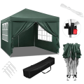 Pikkukuva 8 / 9: Rootz Ultimate Outdoor Gazebo - Tapahtumapaviljonki - Säänkestävä katos - Tukeva ja ruosteenkestävä, UV- ja sadesuoja, Helppo asennus - 3x3m