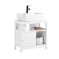 Miniatyrbillede 1 af 8: Rootz Base Cabinet - Opbevaringsskab - Skydedørskabinet - Rumbesparende design - 60x60x30cm