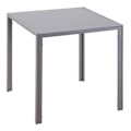 Miniatyrbillede 6 af 7: Rootz Spisebord - Køkkenbord - Glasbord - Firkantet bord - Glasplade - Kompakt design - Grå - 75L x 75W x 75H cm
