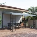 Miniatyrbillede 2 af 8: Rootz Pergola - Gazebo - Pavillon - Baldakintelt - Metal/Polyester - Grå - 3,98L x 2,98W x 2,5H m