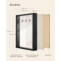 Miniatyrbild 7 av 7: Rootz fotoramset - Tavelram - Väggdekor - MDF/glas - 30,4 cm x 5,5 cm x 38 cm - Perfekt för minnen