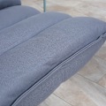 Miniatyrbillede 8 af 9: Rootz drejelig lænestol - Vippelig ryglæn - Læderlook stol - Justerbart ryglæn - 360° roterende sæde - Åndbart mikrofiberbetræk - 62cm x 70cm x 95cm