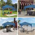 Miniatyrbillede 4 af 7: Rootz Premium Outdoor Gazebo - Eventtelt - Festoverdækning - Robust konstruktion - Vandtæt - Justerbar højde - 3x3m