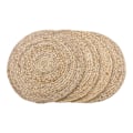 Pikkukuva 1 / 3: Rootz Bombay Placemats -sarja 4 - Pöytämatot - Jute Placemats - maalaismainen viehätys - Ø38cm x 0,5cm