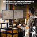 Miniatyrbild 5 av 11: Rootz L Form Desk - Corner Computer Desk - Ergonomic Office Table - Laddningsstation - 137 cm x 140 cm x 139,5 cm