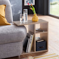Miniatyrbild 2 av 6: Rootz sidobord 50x50x30 cm trä Sonoma Design sidobordssoffa - Soffbord litet modernt - Litet soffbord fyrkantigt - Soffbord högt - Smalt bord vardagsr