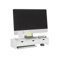 Miniatyrbillede 1 af 9: Rootz Monitor Stand Computer Screen Monitor Stand -Monitor Riser Desk Organizer med 3 skuffer