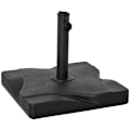 Miniatyrbillede 10 af 10: Rootz Parasolstativ - Parasolfod - 20 kg Parasolstativ til parasol - Parasolstænger - Parasolstativ til have - Balkon - Cement - Sort - 41,5 x 41,5