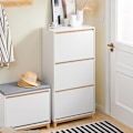 Miniatyrbild 3 av 8: Rootz Modern Shoe Cabinet - Skoorganisatör - Folding Shoe Storage - Space Efficient - 60cm x 122 cm x 34 cm