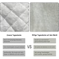 Miniatyrbild 4 av 9: Rootz Luxurious Patchwork Överkast - Quilt - Täcke - Exceptionell komfort - Snygg design - Slitstark - Maskintvättbar - Storlekar 150x200cm, 170x210cm