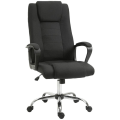 Miniatyrbild 1 av 6: Rootz Kontorsstol - Datorstol - Vippfunktion - Nackstöd - Ergonomisk skrivbordsstol - Svart - 62 x 62 x 110-119 cm
