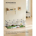Miniatyrbillede 2 af 8: Rootz Black Metal Grid Storage Organizer - Wire Grid Rack - Grid Panel Organizer - Holdbar ABS-plastik - Alsidig opbevaringsløsning - Nem montering -
