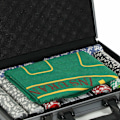 Pikkukuva 8 / 10: Rootz Poker Set - Poker Case - 400 Chips - Kasinopelit - 39,5 cm x 28cm x 8cm - Organisoitu peli - Texas Hold'em jopa 10 pelaajaa varten