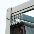 Miniatyrbillede 8 af 9: Rootz Pergola havepavillon terrasseoverdækning - Udendørs pavillon - Solafskærmning - UV- og vandafvisende - 298 cm x 213 cm x 221 cm - Metal og polye