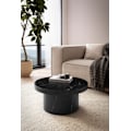 Miniatyrbild 3 av 6: Rootz Round soffbord - Modernt bord - Black Look Table - Anti -Slip Feature - 60cm x 60 cm x 30 cm