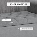Miniatyrbillede 5 af 10: Rootz polstret sengebænk - Fløjlsbænk - Opbevaringsbænk - Elegant design - Rigelig opbevaring - Komfortable siddepladser - 126 cm x 48,5 cm x 57 cm -