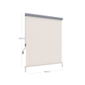 Miniatyrbild 3 av 7: Rootz sidomarkis - Utdragbar vertikal markis - Roll-Up sidomarkiser - Garden Shade Solutions - Privacy Markiser - Vattentäta sidomarkiser - Slitstark