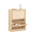 Miniatyrbillede 1 af 9: Rootz skoskab - Bambusopbevaring - Organiseringsenhed - Vippelås - 60 cm x 80 cm x 24 cm