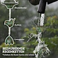 Miniatyrbillede 4 af 10: Rootz 3er Set Rain Chain - Drain Chain - Rainflow Chain - Korrosionsbestandig - 123 cm X Ø12CM til let havedekoration