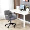 Miniatyrbillede 2 af 6: Rootz Kontorstol - 5 Hjul - Højdejusterbar - Moderne Design - Grå - 58cm x 58,5cm x 86cm