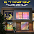 Miniatyrbillede 8 af 11: Rootz -gardin med 400 LED -lys - strenglamper - Dynamisk belysning - Musiksynkronisering - Wi -Fi -kontrol - 300 cm x 300 cm