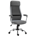 Miniatyrbillede 1 af 9: Rootz Kontorstol med Ergonomisk Design - Lysegrå, Sort - Skum, Nylon, Stål - cm x 25,59 cm x 46,85 cm