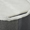 Miniatyrbillede 5 af 5: Rootz Cat Scratch Barrel - Kattekradsestolpe - 3 niveauer Kattetræ - Klatretræ til katte - Kattemøbler - Polyester - Grå/Hvid - 40 x 40 x 74 cm